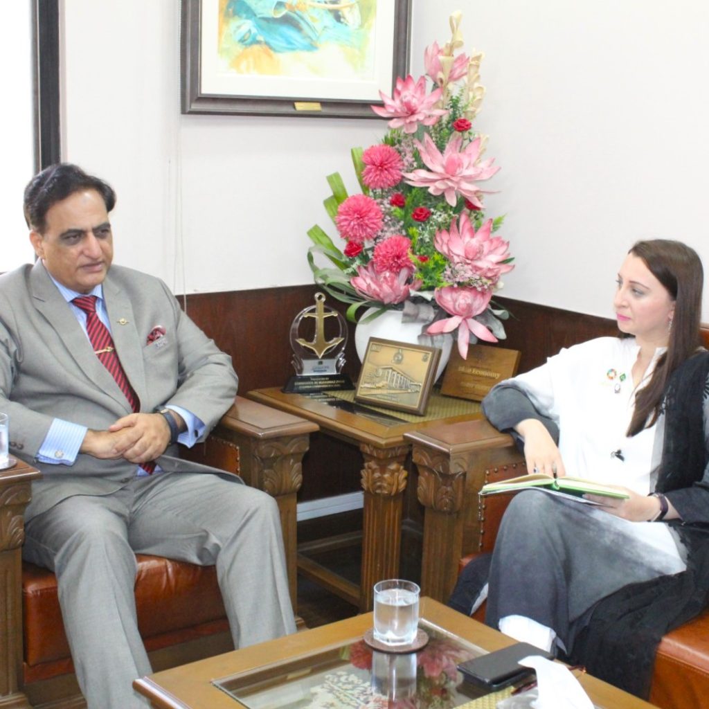 Ms. Sadaf, CEO of The Walnut Heights Resort and Walnut Travel Tours and Consultancy Islamabad, called on President NIMA