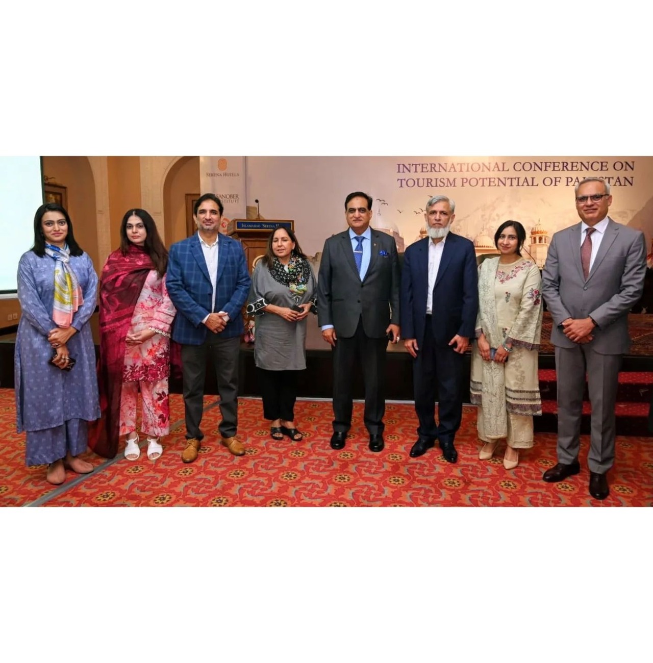 The International Conference on the Tourism Potential of Pakistan was organized by Sanober Institute in Islamabad on 6th November 2024. The event focused on the diverse tourism opportunities in Pakistan, including coastal tourism. A team of NIMA researchers headed by Vice Admiral (Retd) Ahmad Saeed HI(M), President NIMA, attended the event and shared their thoughts on the subject.