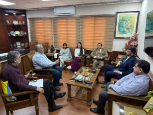 UMT delegation led by HoD, DPSIR met Vice President NIMA