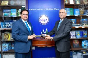 Vice Admiral Dr. Ahmed Saeed HI(M) formally relinquished charge after completing a successful three-year tenure as President NIMA