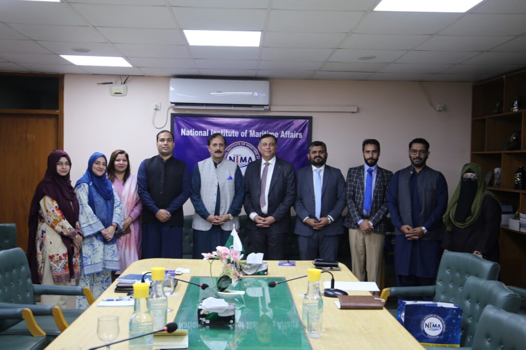 Deputy President Maritime Centre of Excellence Pakistan Navy War College Lahore along with his team visited NIMA Karachi